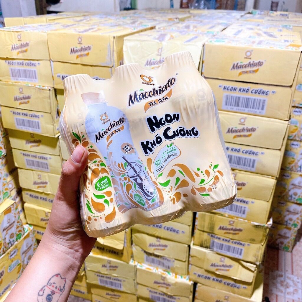 [DATE MỚI]COMBO 6 CHAI TRÀ SỮA MACHIATO