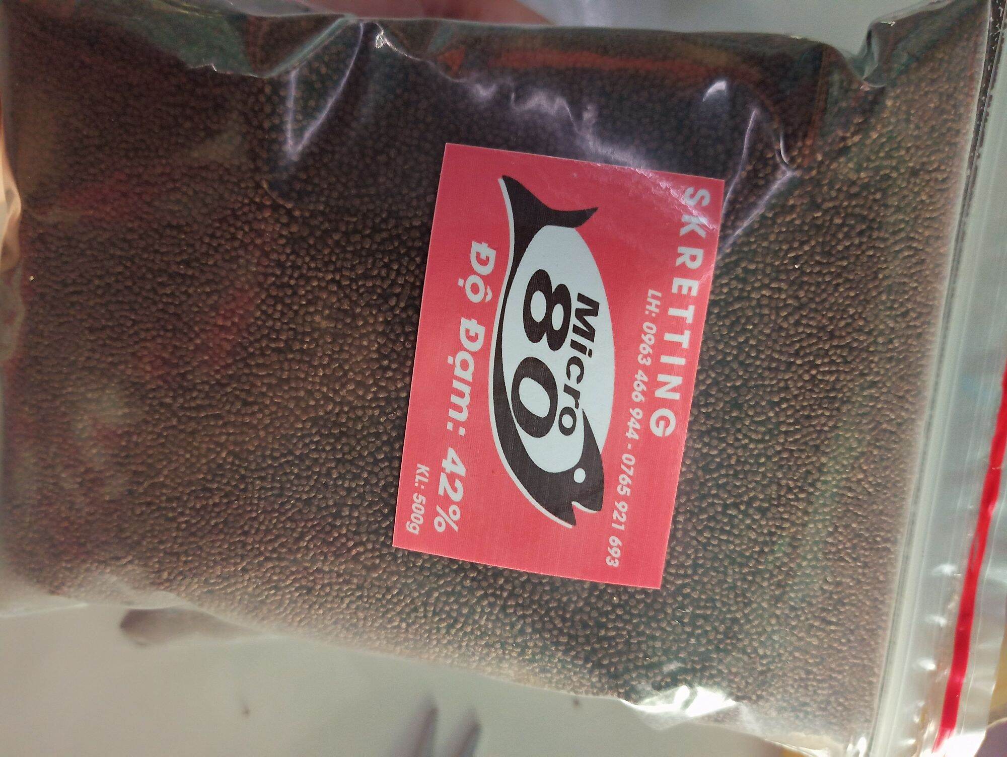 500gam thức ăn Micro 80