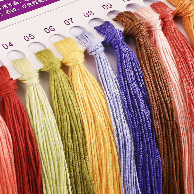 KS Nguyên Chiếc Chỉ Thêu Dây Nối Dây Thêu Dây Vàng Thêu Tranh Thêu Chữ Thập In Hoa Dây Chi Nhánh DMC