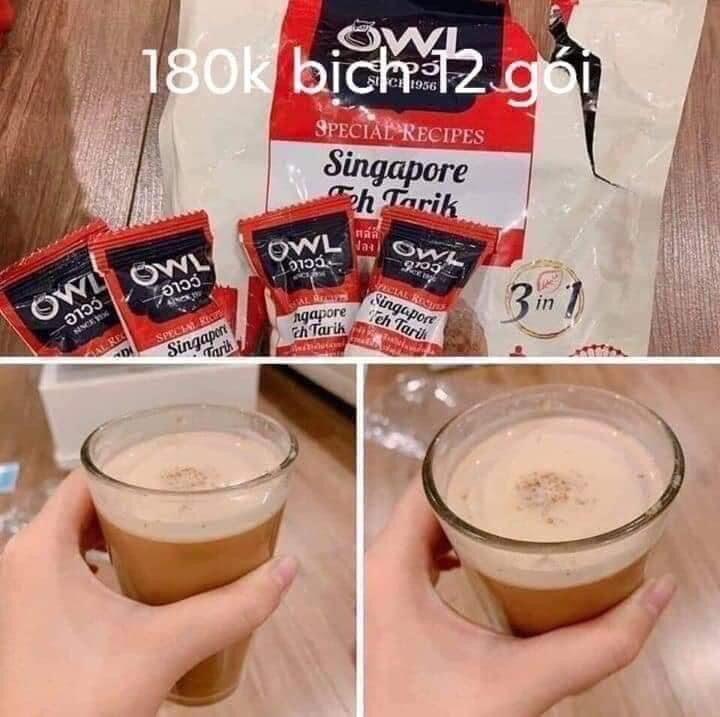 Trà sữa Owl singapore nhập khẩu thái lan