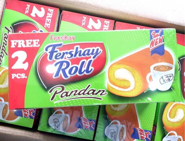 Bánh bông Lan cuộn Fershay Roll ( thái Lan 🇹🇭)