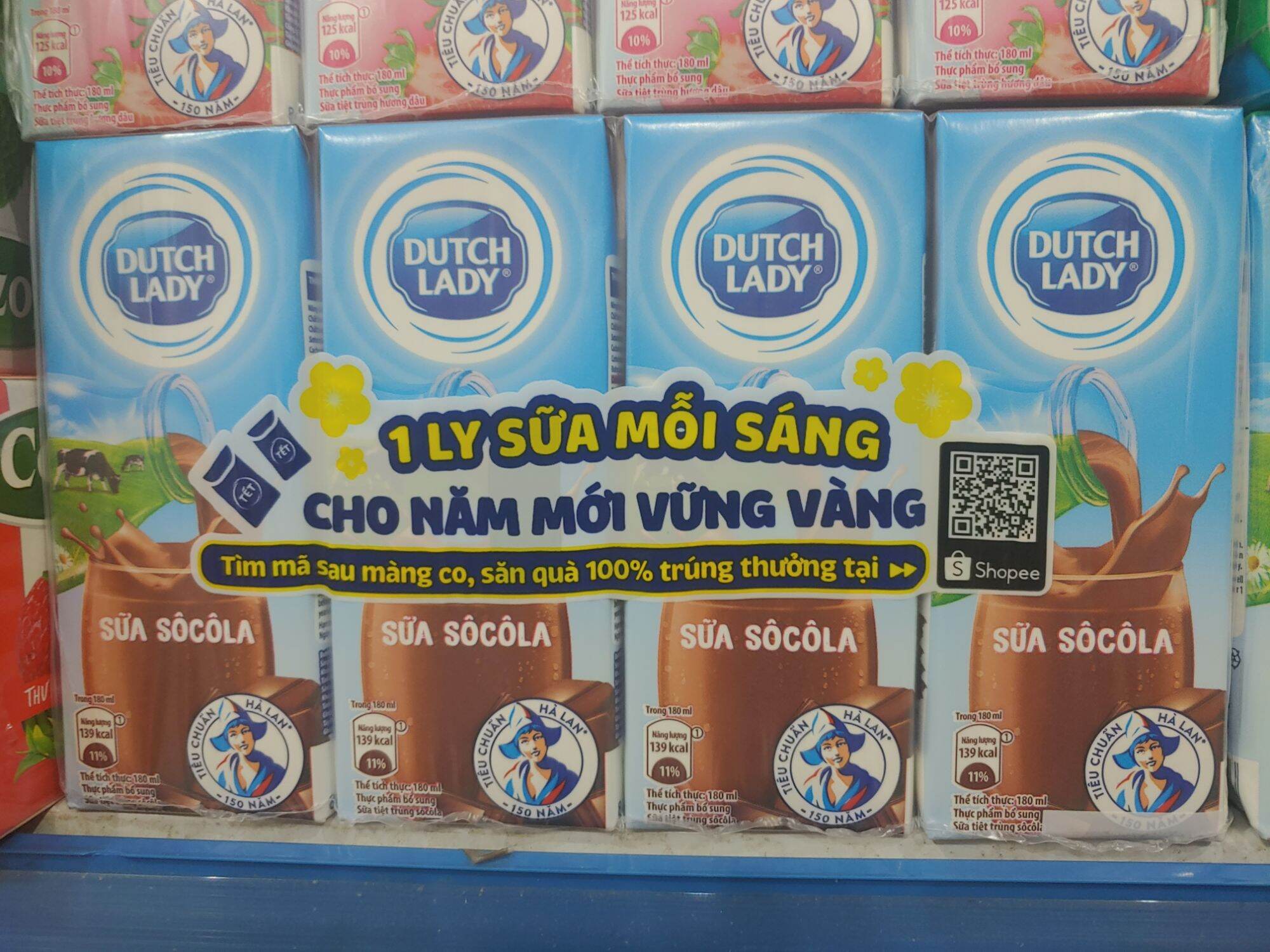 Sữa cô gái hà lan các vị 180ml
