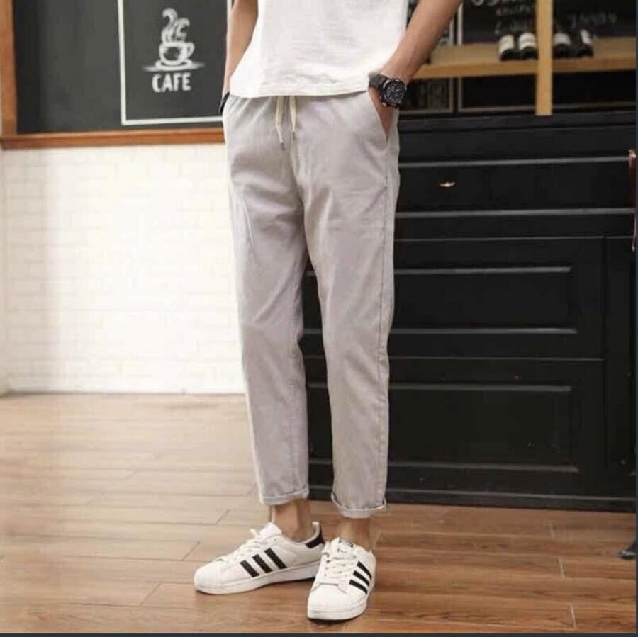 QUẦN BAGGY KAKI LƯNG THUN big size( tặng kèm bọc cccd)