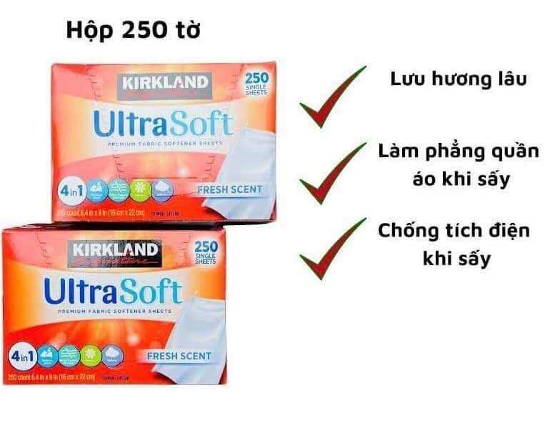GIẤY THƠM KIRKLAND (MỸ)-Hộp 250 tờ