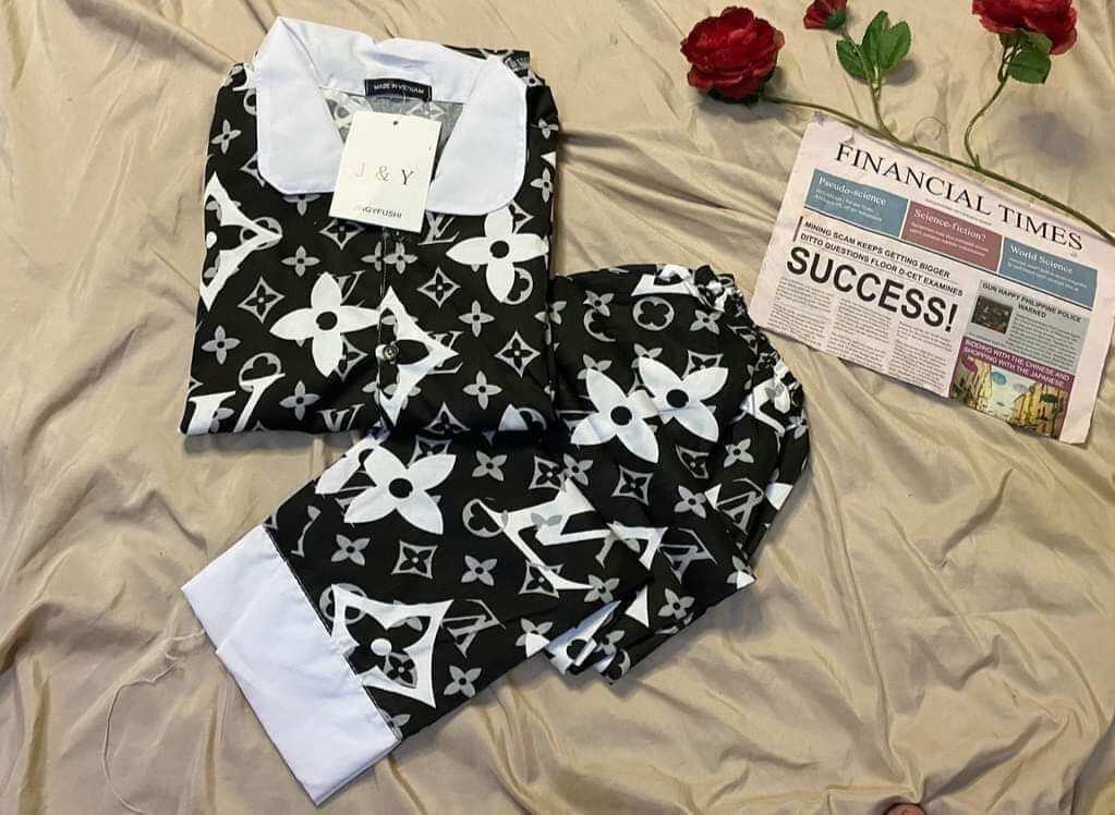 bộ pijama tay cộc quần dài