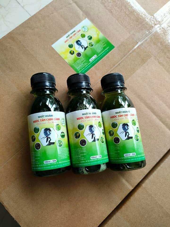 Nước tắm chim cảnh Nhất Hoàng