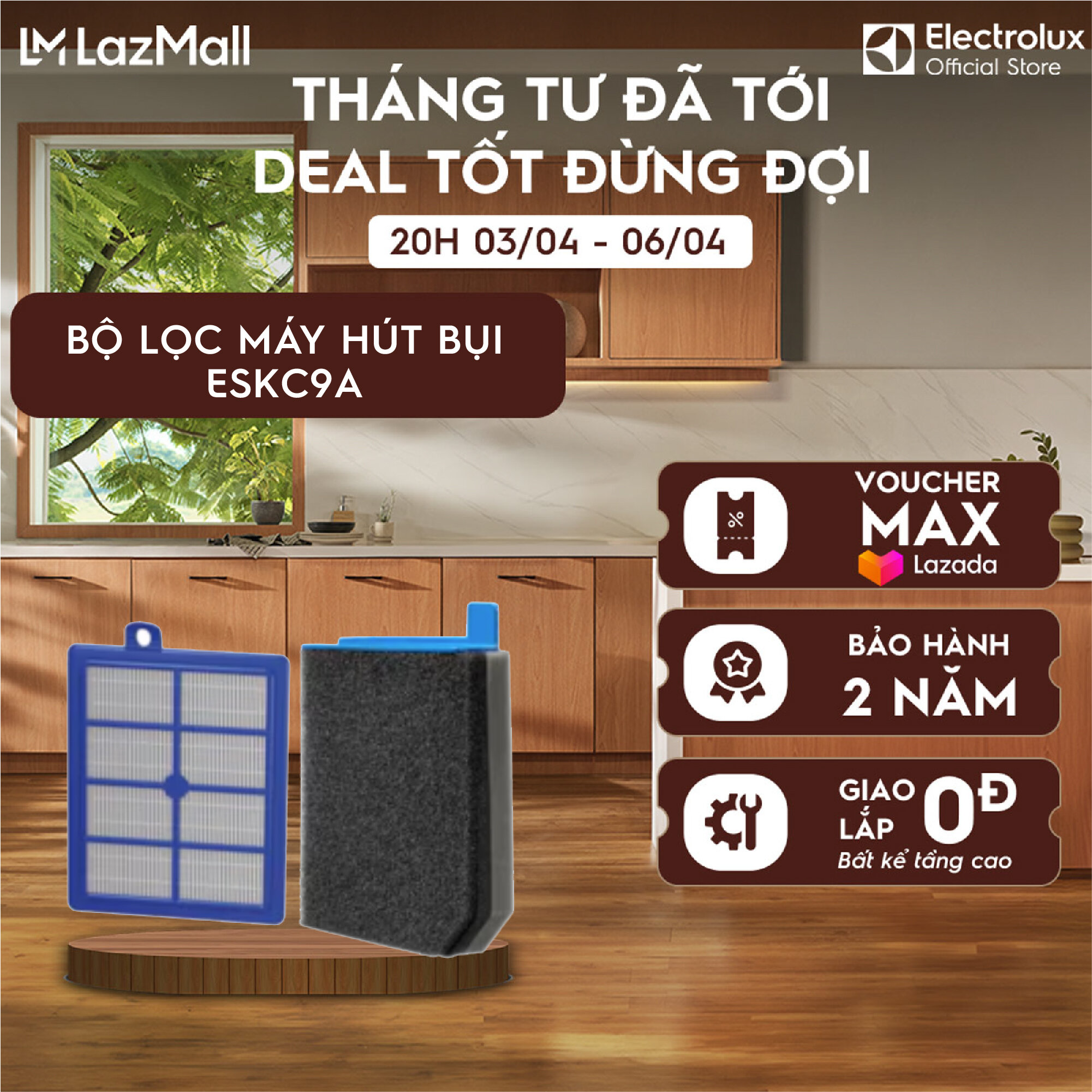Bộ Performance Kit PURE Q9 Electrolux ESKC9A, Duy trì hiệu suất cho thiết bị lọc khí, cho năng suất hoạt động tốt nhất