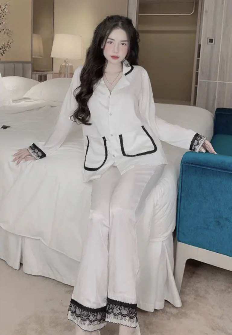 Bộ lụa xước tk tiểu thư