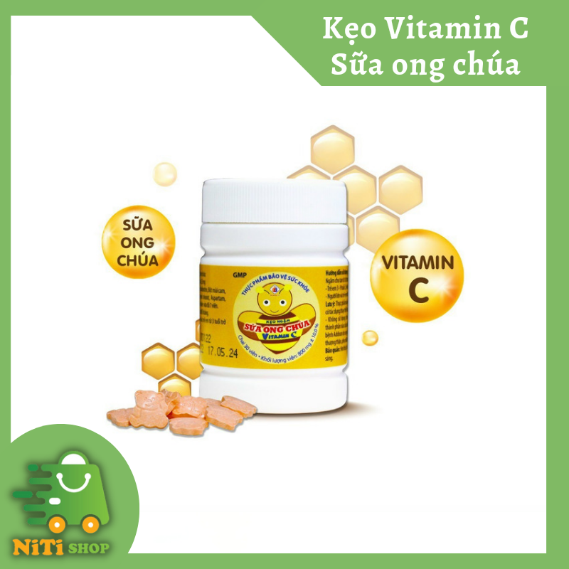 Kẹo vitamin C sữa ong chúa chính hãng Domesco