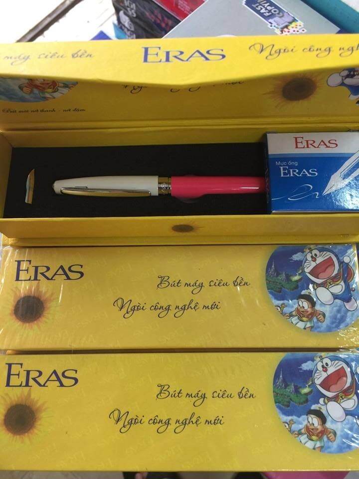 Bút máy eras E001 tặng kèm ngòi và 6 ống mực