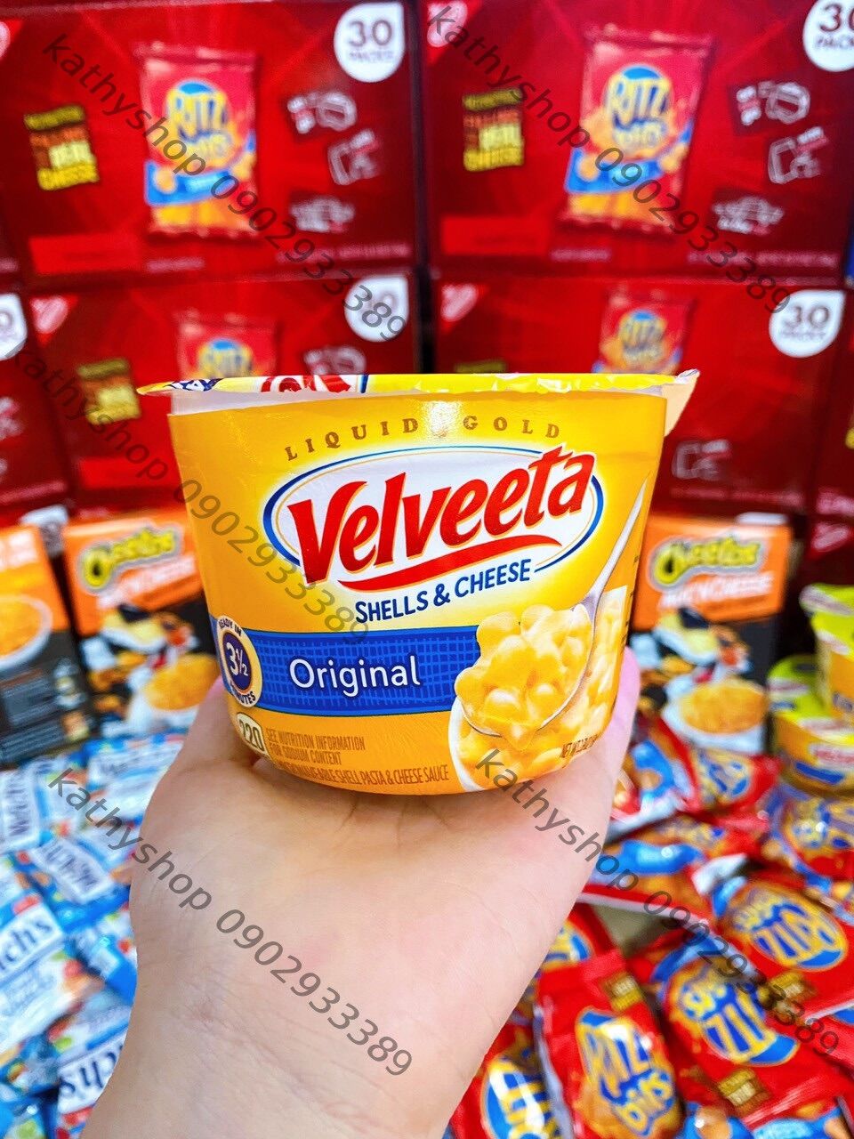 Nui phô mai sò Velveeta Shells & Cheese 68g