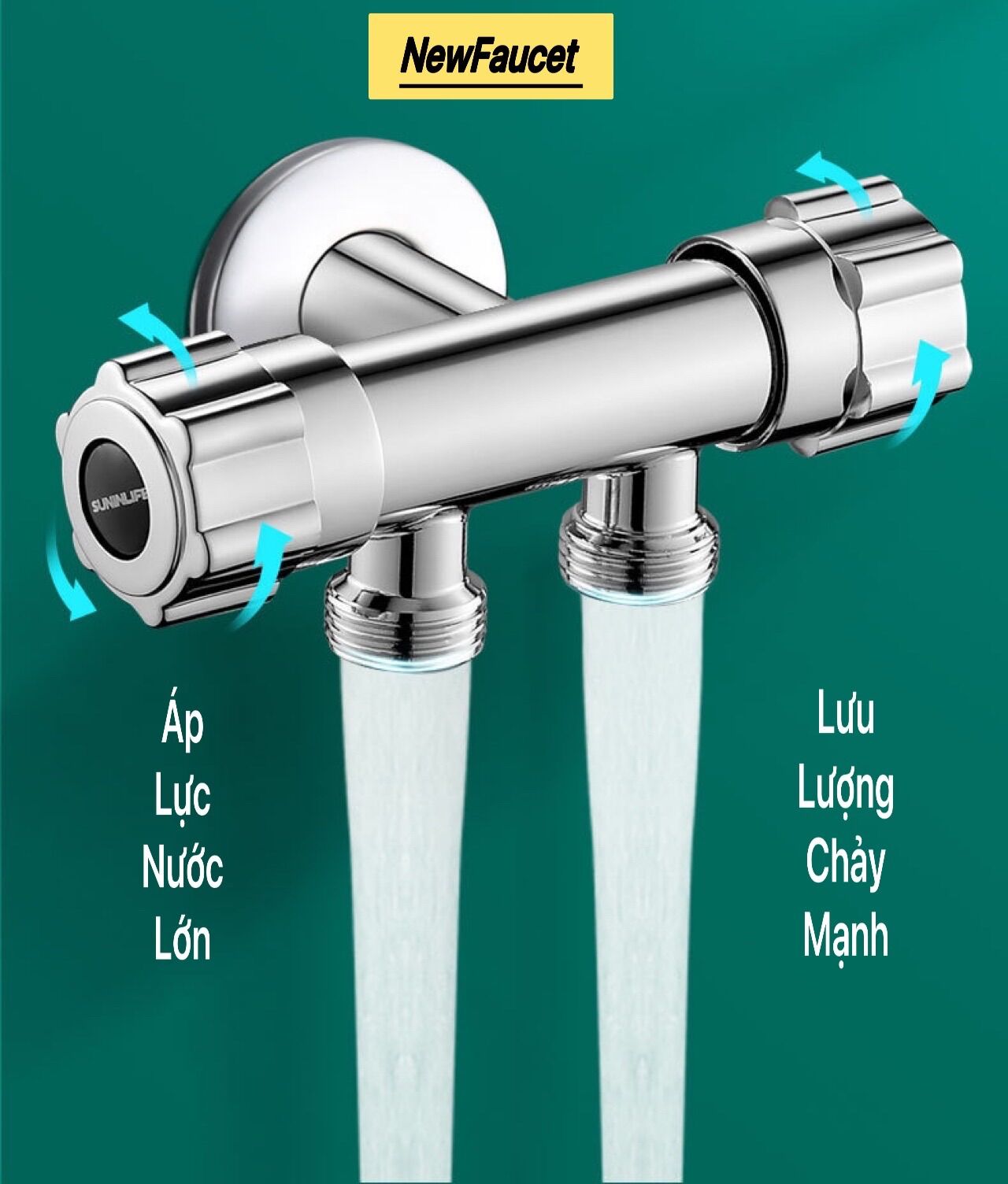 Van chử t chử h 1 vào 2 chiều ra , van vòi xịt vệ sinh cao cấp , van giãm áp chử t chử h
