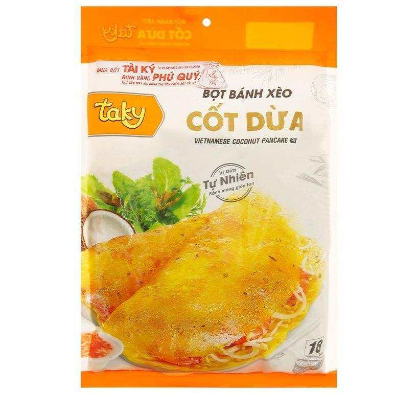 5 gói bột bánh xèo và 1 bột năng