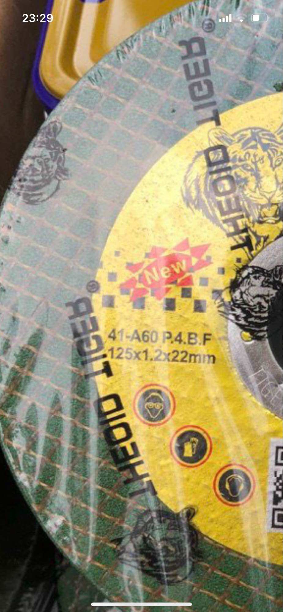 Đá cắt cắt tiger 125mm. Đá cắt sắt tiger 1 tấc 2 ( 125x1.2x22mm)