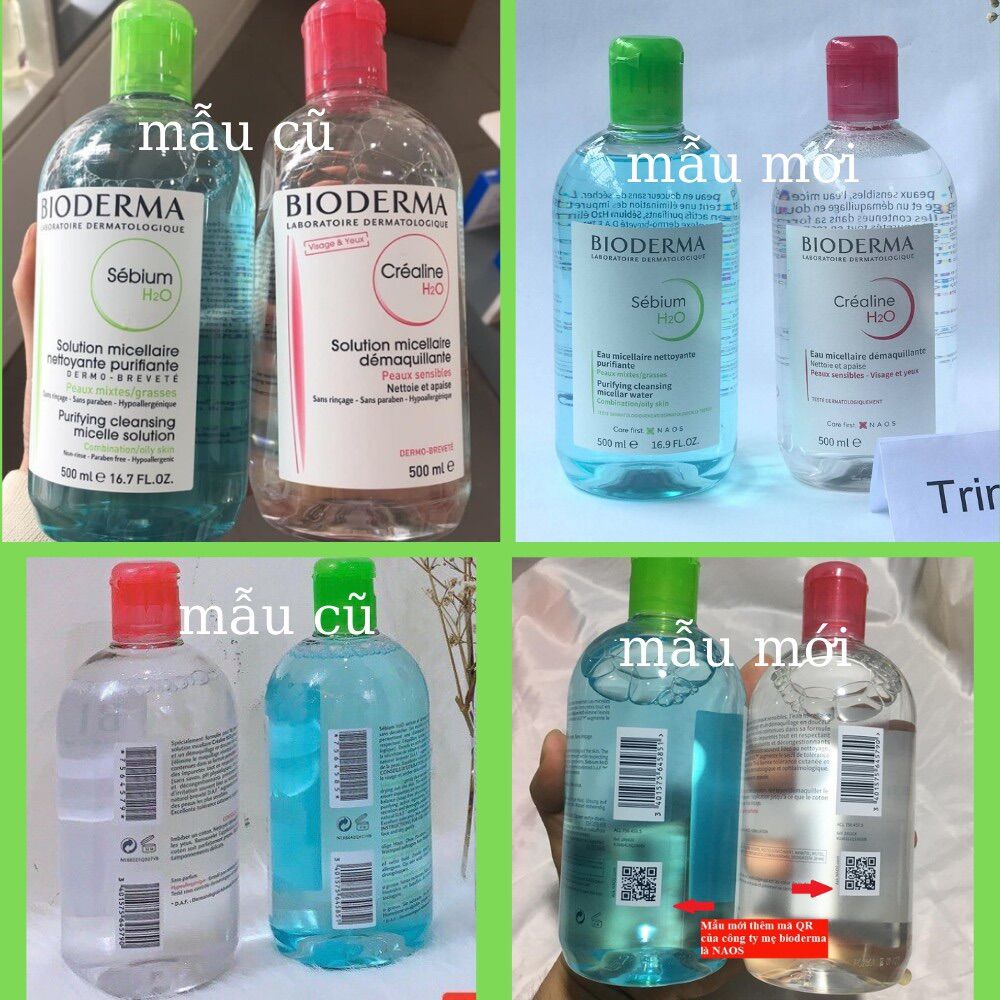 Nước tẩy trang Bioderma 500ml