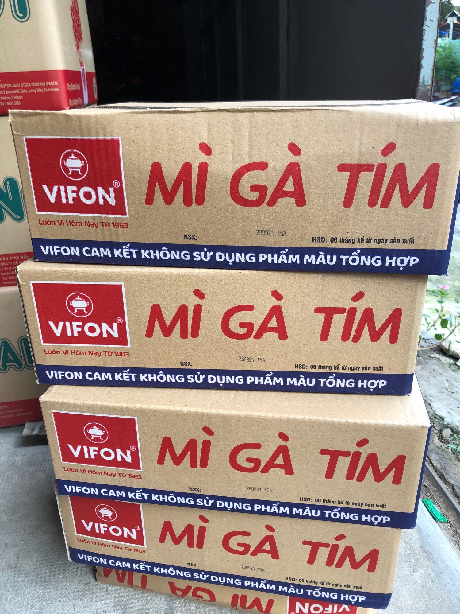 Mì gà tím Vifon