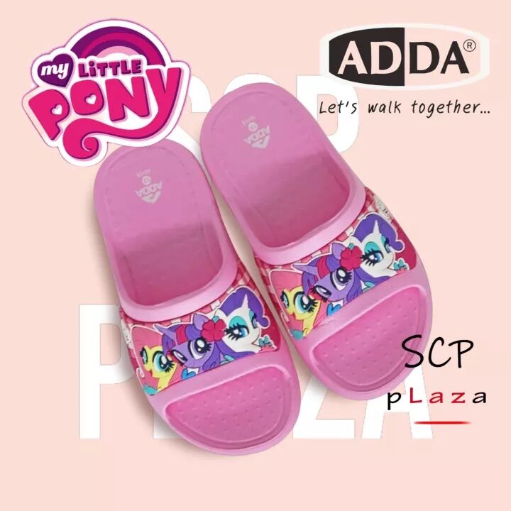 Dép đúc thái lan ngựa pony adda 55115-b1 cho bé gái