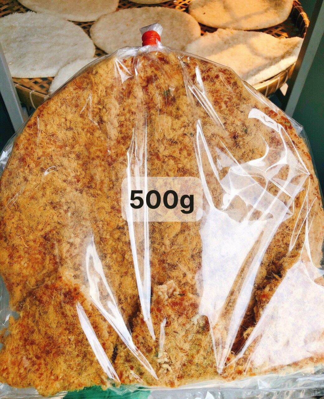 cơm cháy đáy nồi siêu chà bông 500gr (chính gốc đặc sản sài gòn)