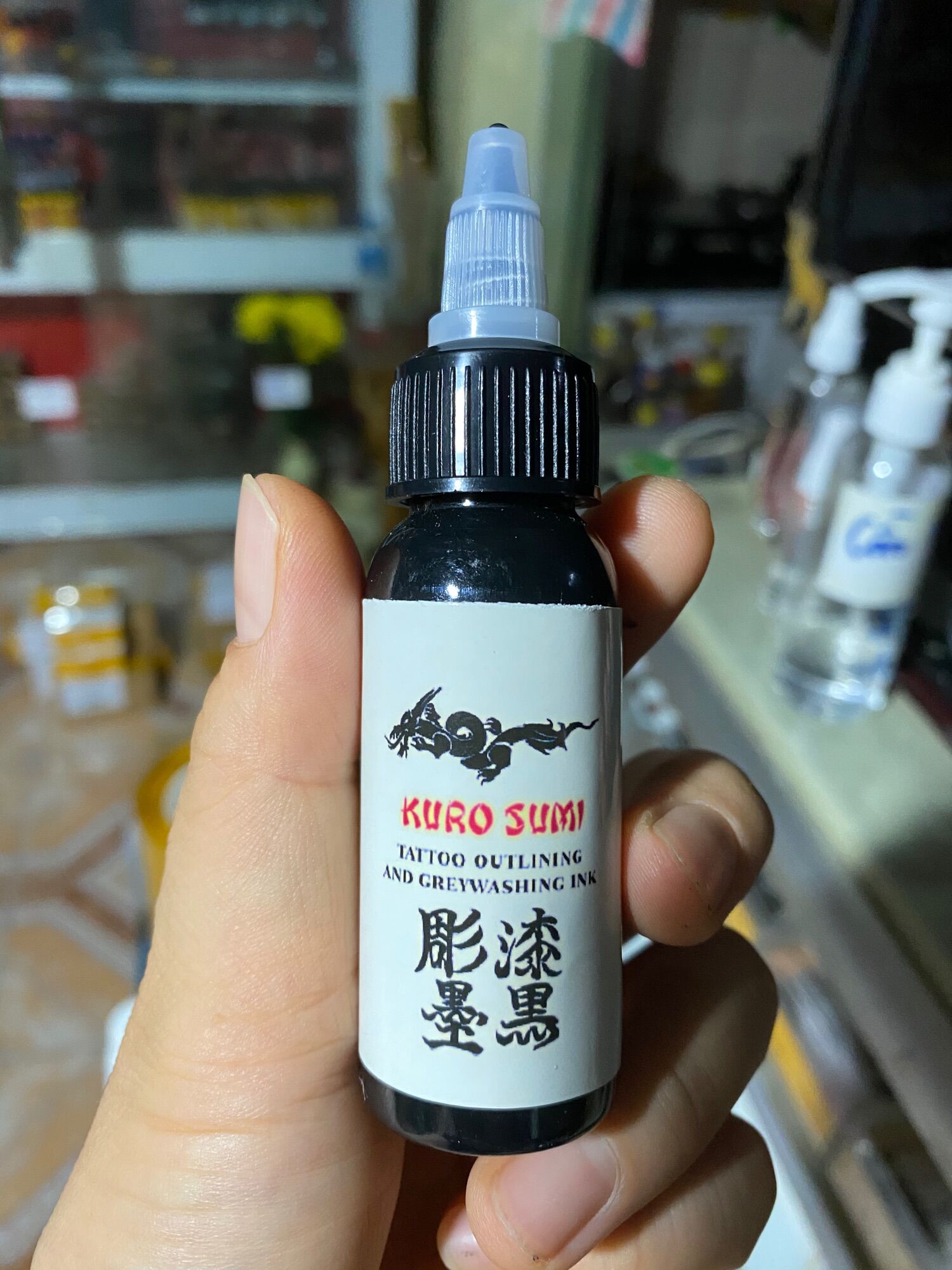 Mực xăm màu đen Kurosumi 30ml129
