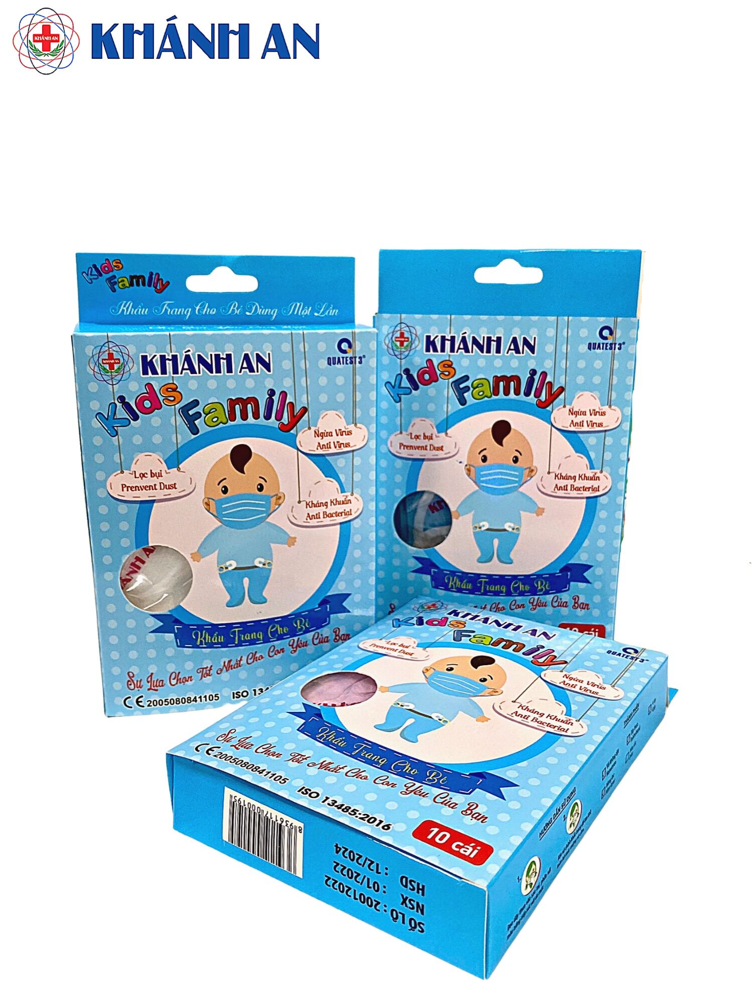 KHẨU TRANG 3D TRẺ EM CAO CẤP SIZE M