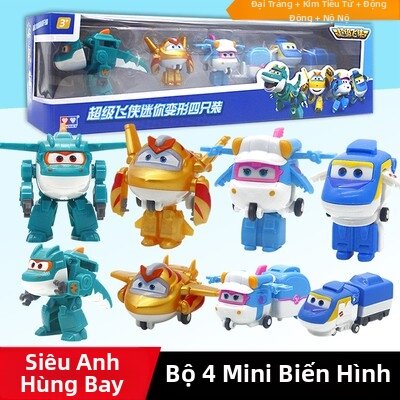 Bộ Robot Nhỏ Biến Hình Super Wings