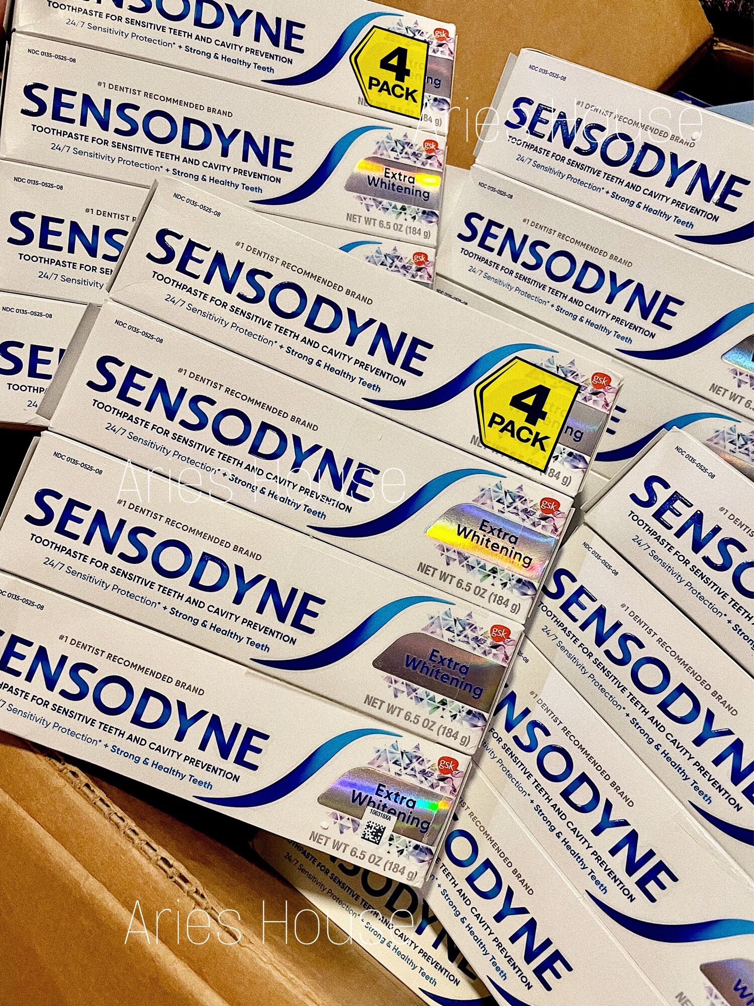 [Bill Costco] Kem đánh răng Sensodyne Extra Whitening 184g Mỹ [Date 05/23] [Ảnh thật]