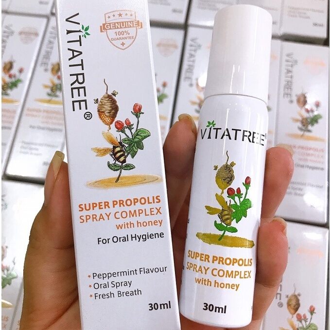 Xịt keo ong Úc Vitatree 30ml