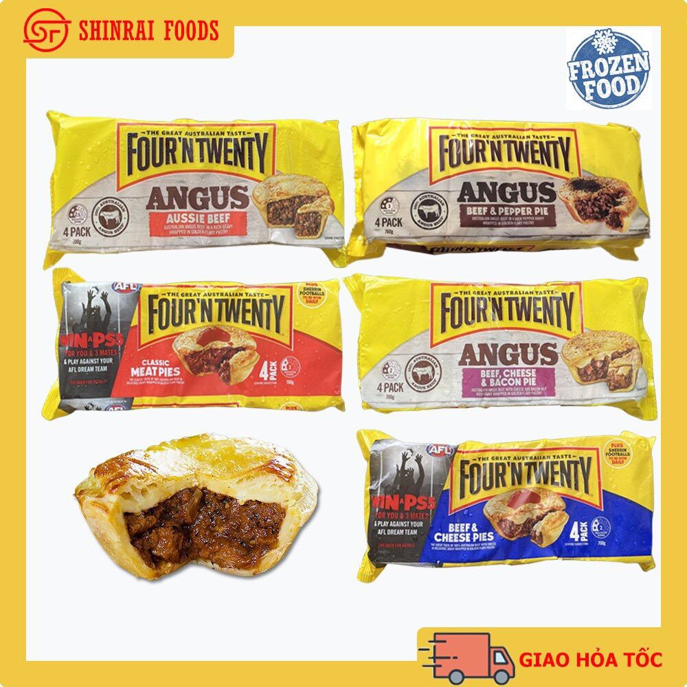 Giao hoả tốc 2h Hcm- BÁNH PIE BÒ ÚC 4 BÁNH 700GRAM