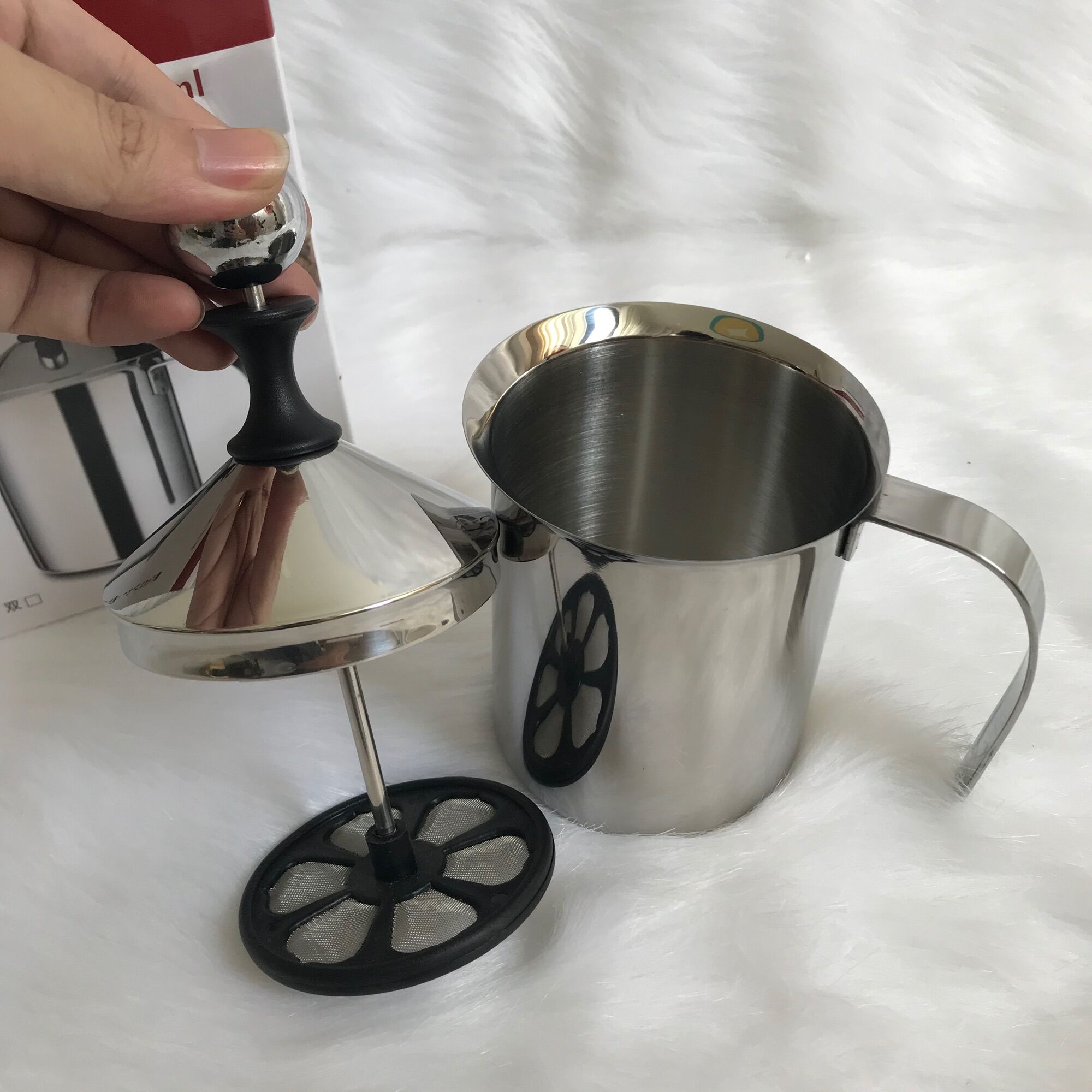 Stainless Latte Whipping Milk Latte 400ml