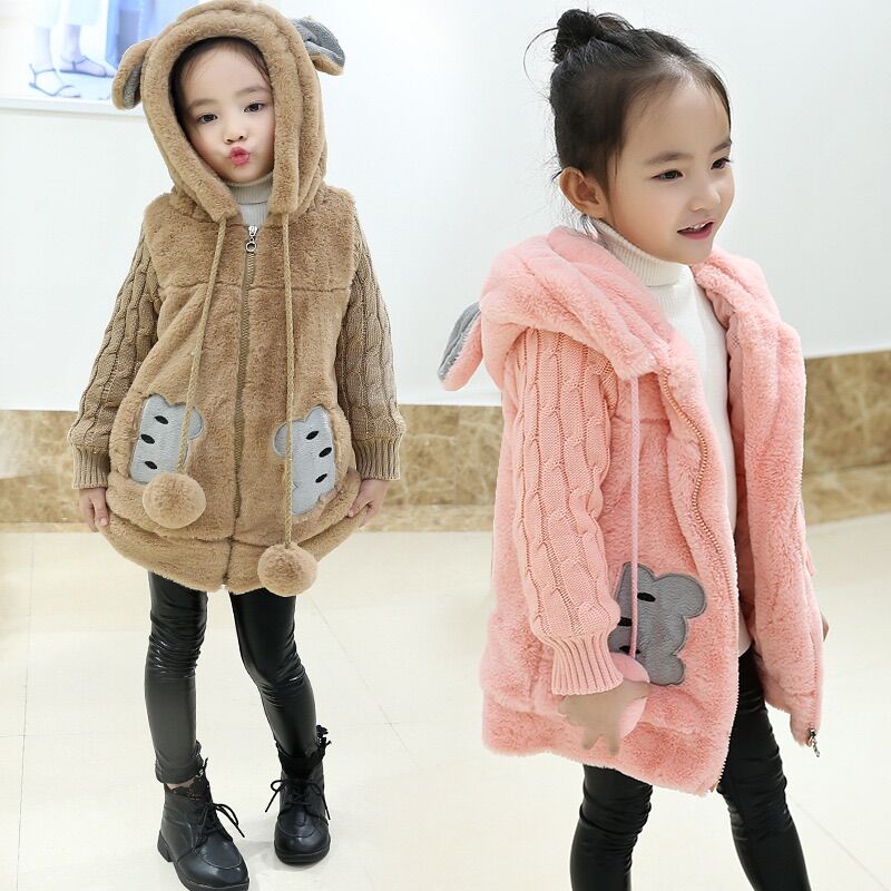 [ HÀNG SẴN ] Áo khoác len lông Cừu dễ thương cho bé gái