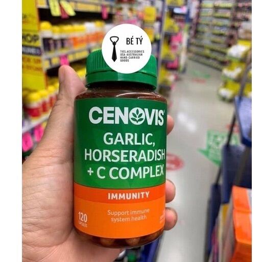 CENOVIS GARLIC AND HORSERADISH + C COMPLEX