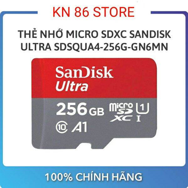 Thẻ Nhớ SanDisk Ultra MicroSDXC Dung Lượng 256GB tốc độ 667 x100MB/s Bảo Hành 5 Năm