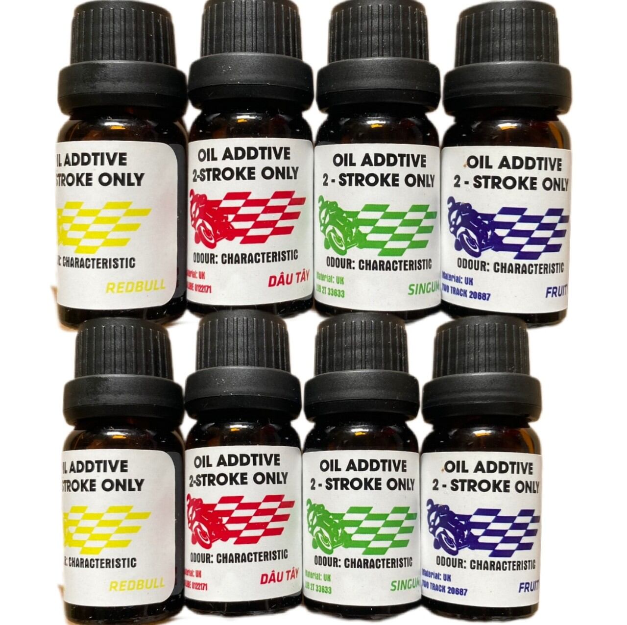 Phụ Gia Tinh Dầu mùi SINGUM, Redbull, Dâu tây, TRÁI CÂY