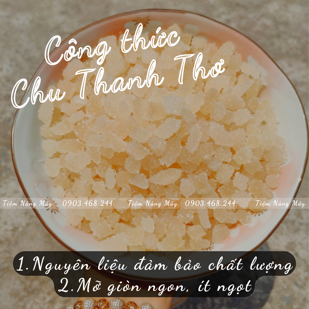 Mỡ đường làm nhân thập cảm bánh trung thu 500g