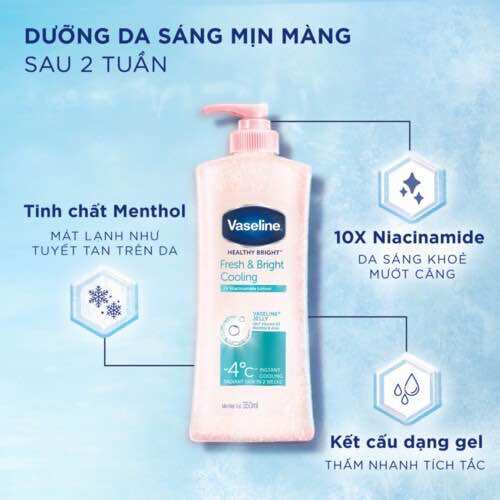 Sữa dưỡng thể vaseline 350ml