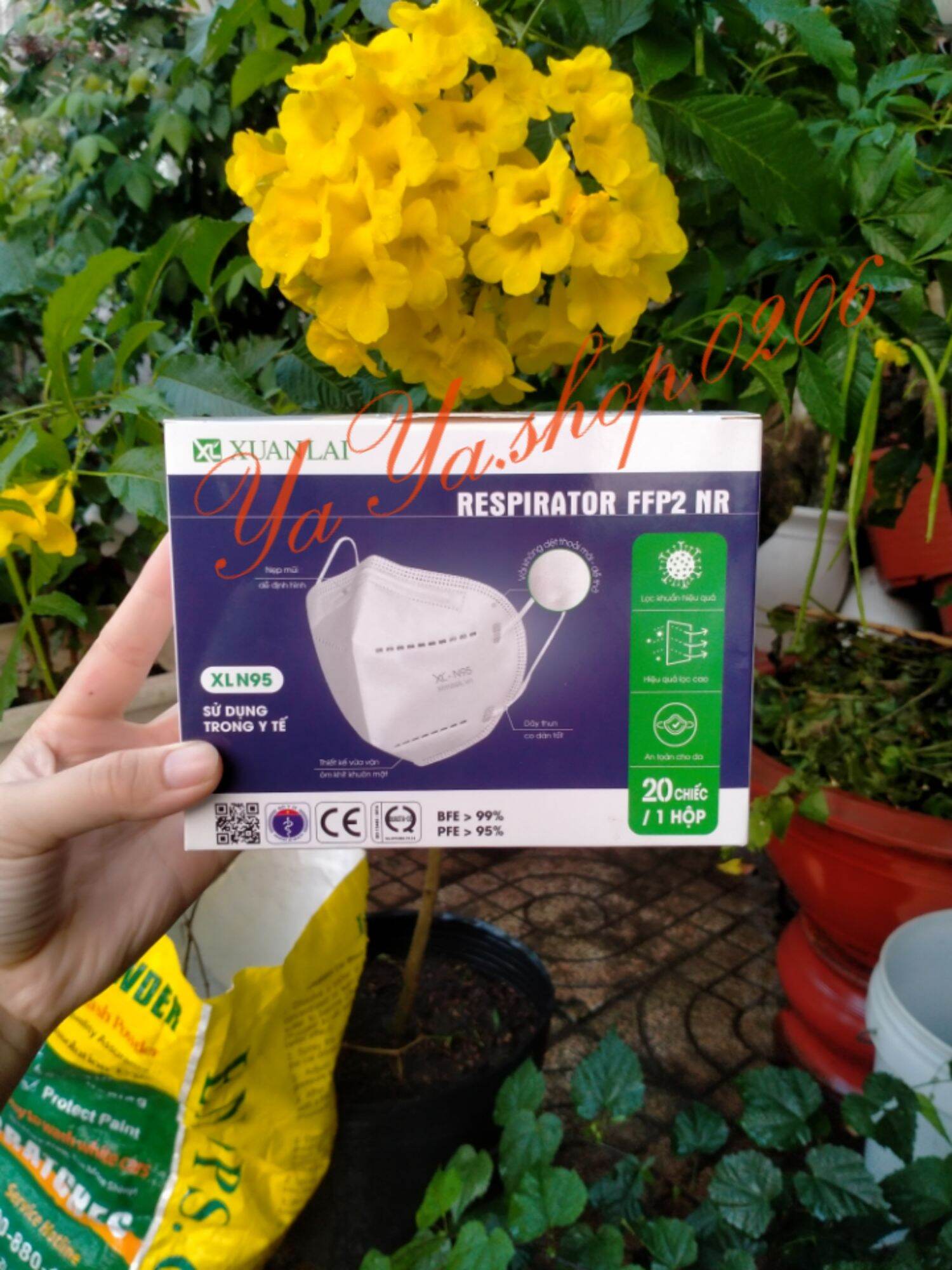 Set 3 hộp khẩu trang n95/ xl'95 xuân lai mask không van