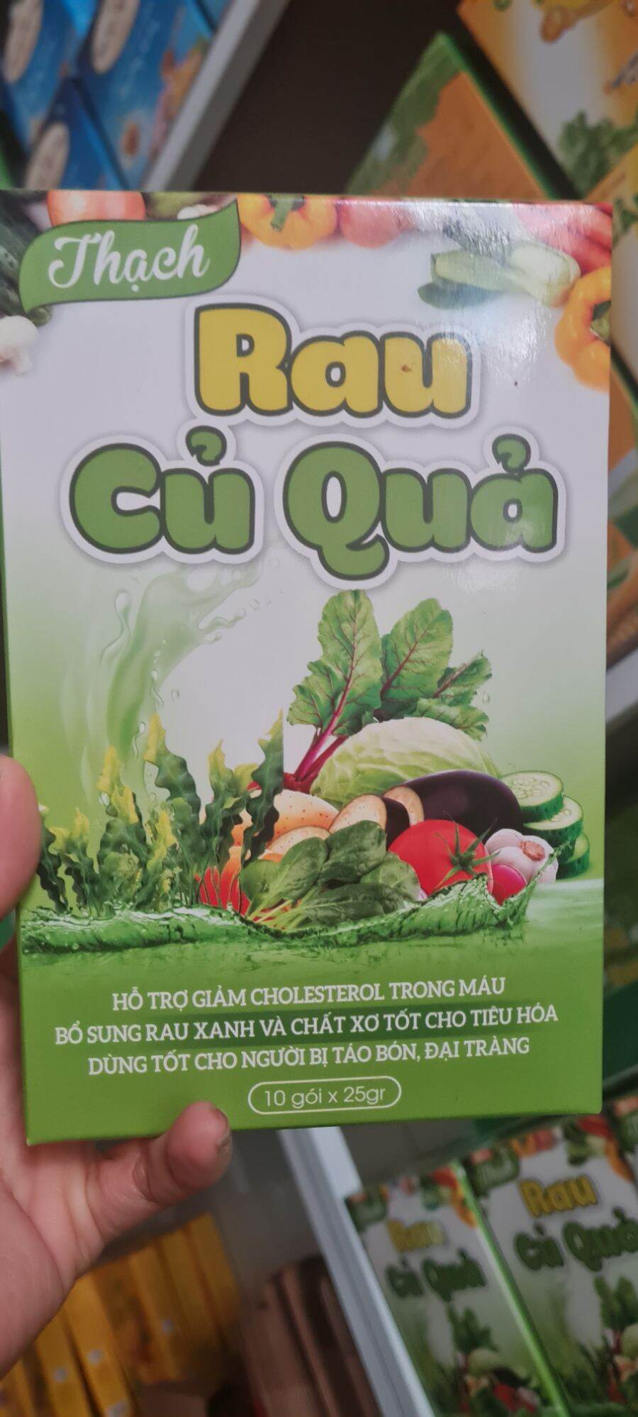 Thạch rau củ quả bổ sung chất xơ cho hệ tiêu hoa khỏe mạnh