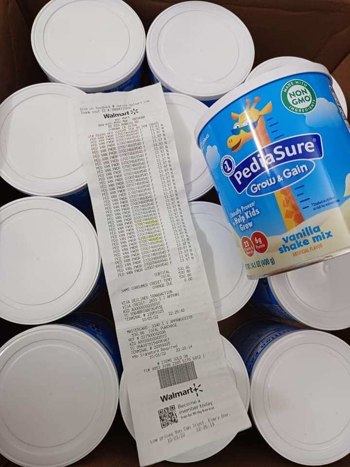 [date  2026có bill bay air] Sữa pediasure 400g. hàng nhập mỹ