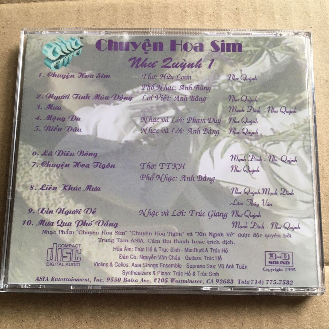 Cd Như Quỳnh 1 - Chuyện Hoa Sim Full box