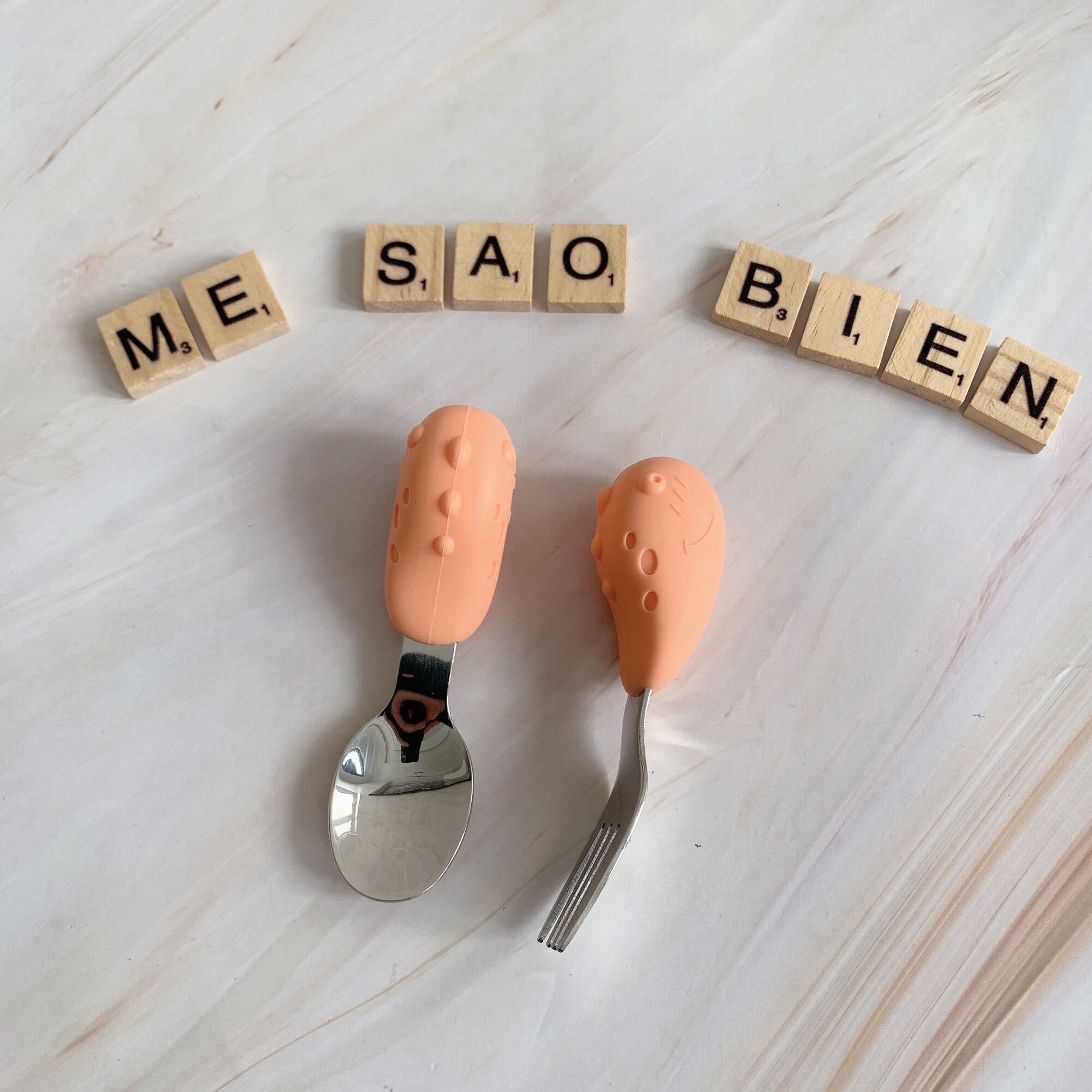Set thìa nĩa tập ăn cho bé