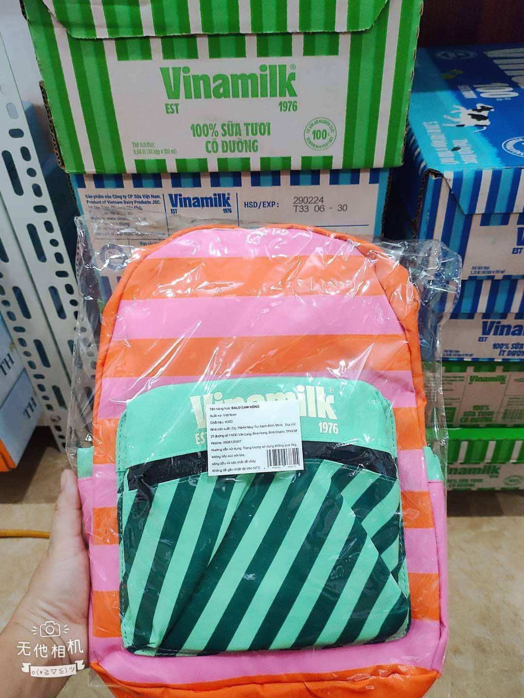 Ba lô cho bé Hkm Vinamilk Chất Đẹp
