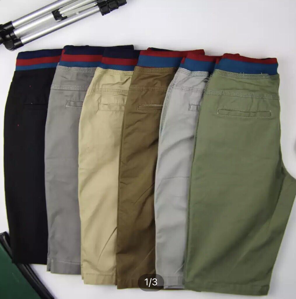 Quần Short KaKi Lưng Thun Vải Đẹp T166