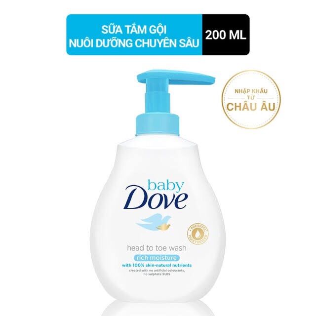 Sữa tắm gội trẻ em dove