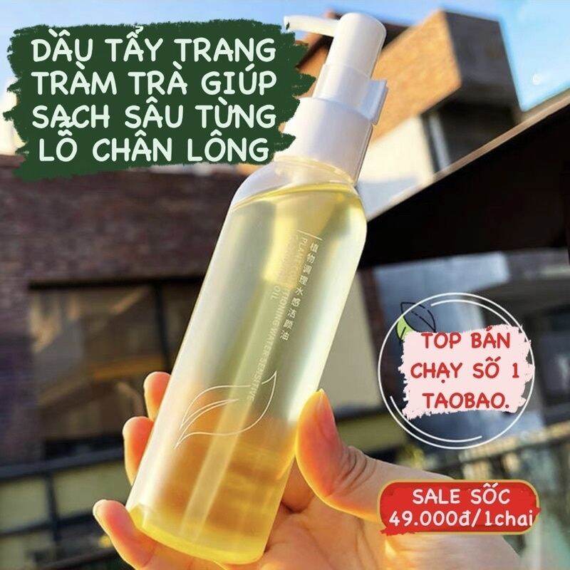 Dầu Tẩy Trang Chiết Xuất Trà Xanh Tràm Trà Xanh Loại Bỏ Bụi Bẩn Lớp Trang Điểm Ngừa Mụn Nước Tẩy Trang Đa Năng Mắt Môi