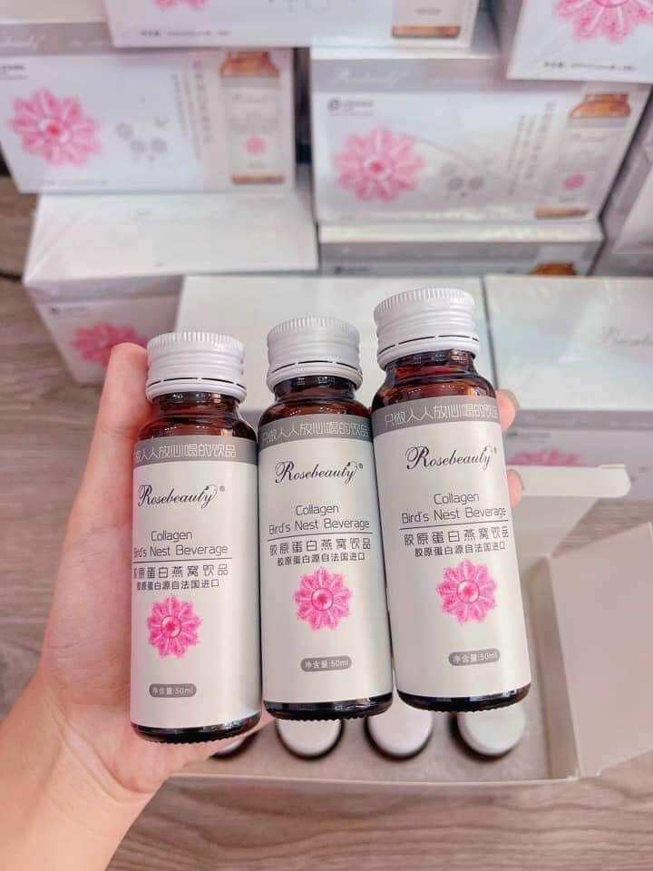 [MUA 1 TẶNG 1] COMBO 2 HỘP YẾN TRẮNG DA COLAGEN ROSE BEAUTY CHÍNH HÃNG 100%