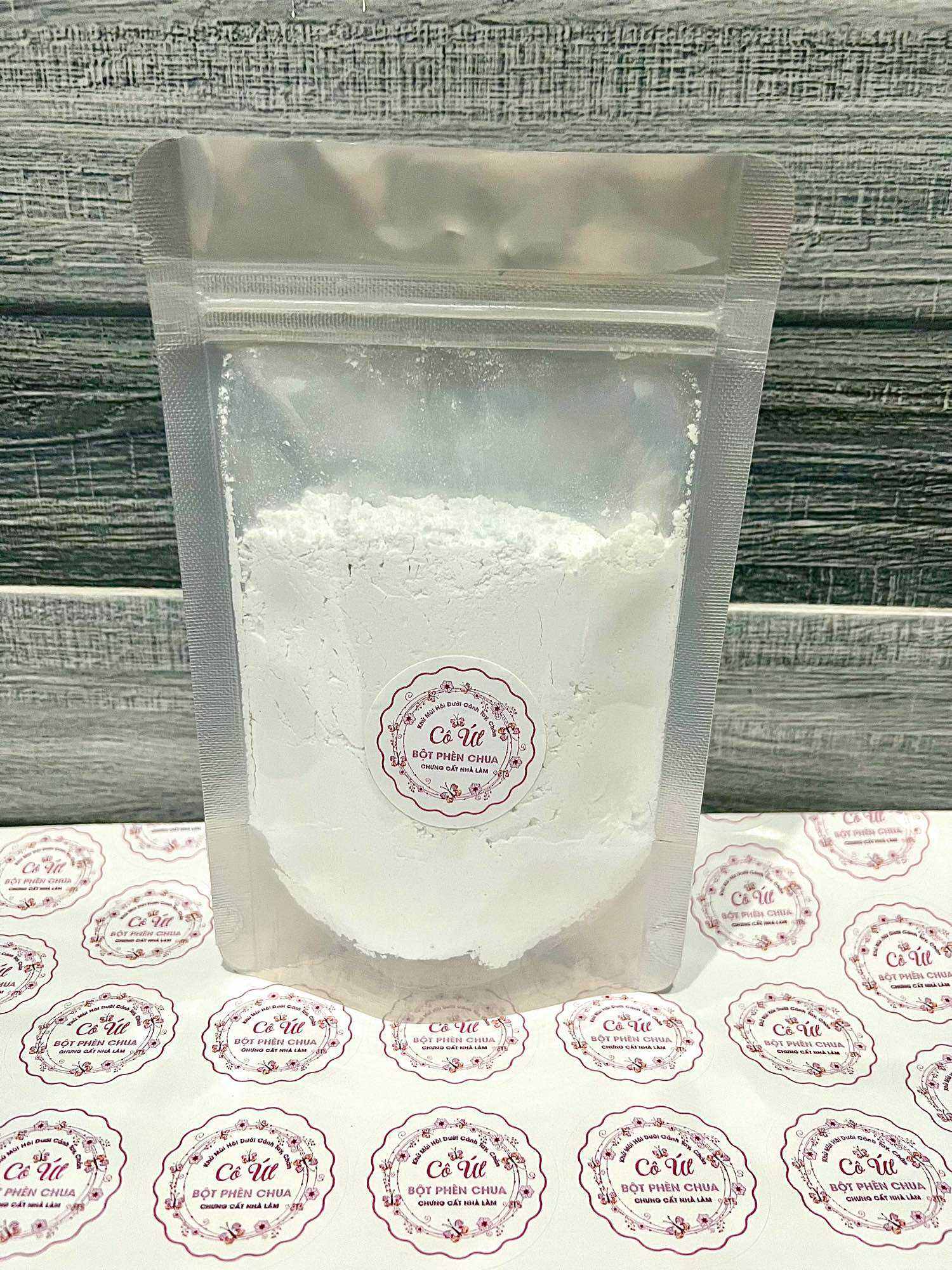 TÚI 100GR BỘT PHÈN CHUA CHƯNG CẤT NGUYÊN CHẤT PHÈN PHI,KHỬ MÙI HÔI DƯỚI CÁNH TAY,CHÂN