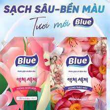 Nước giặt xả Hàn Quốc Blue 2L hàng chính hãng