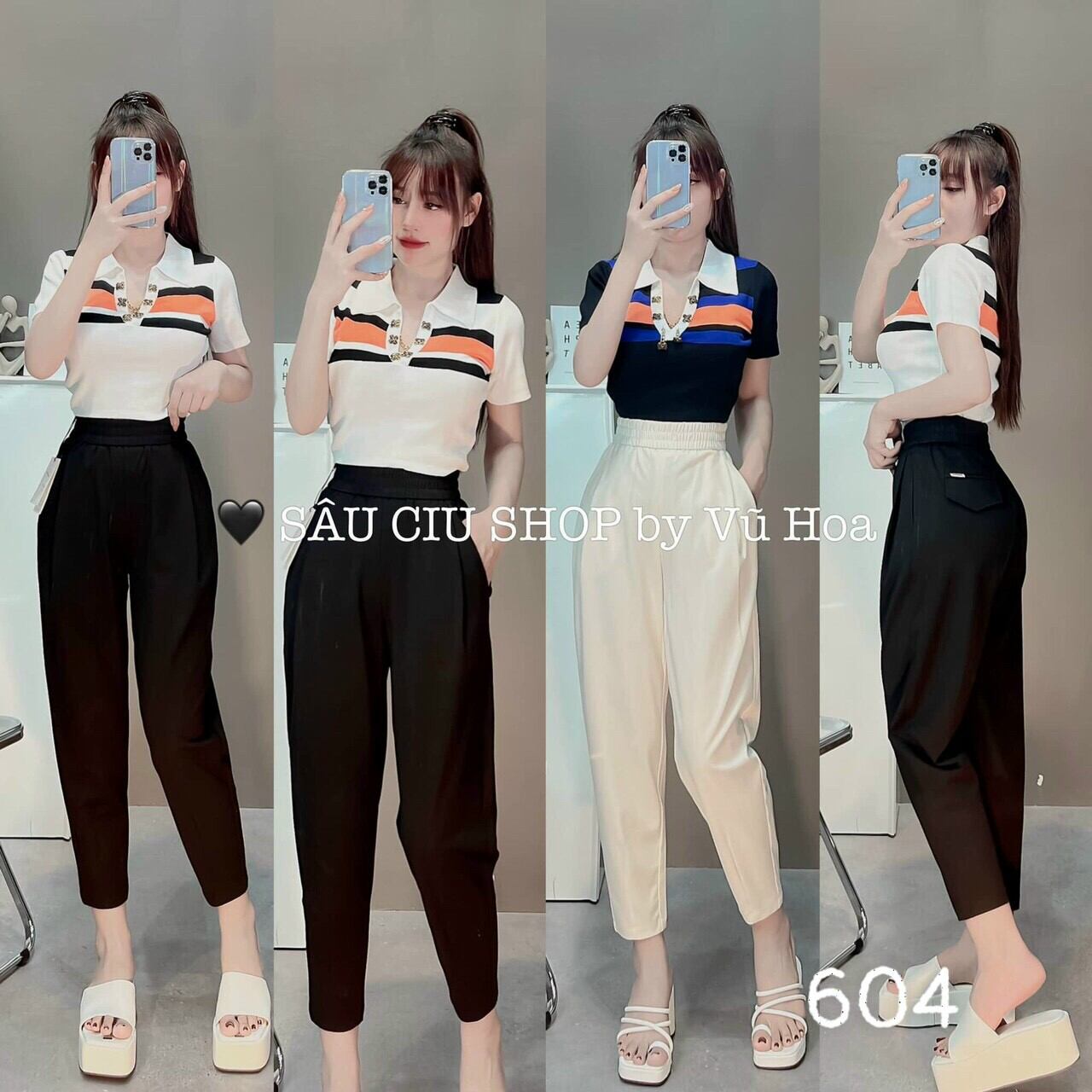 Quần umi 3 màu co giãn tốt m604