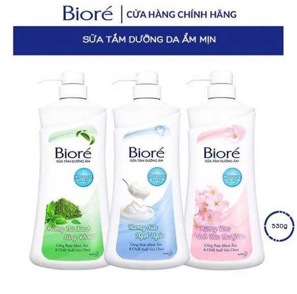 Sữa tắm dưỡng ẩm Biore 530g