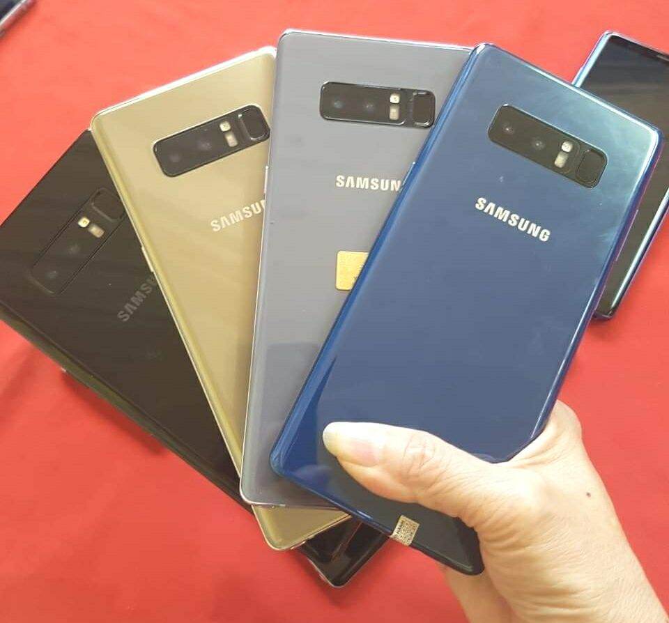 Samsung Note 8 zin đẹp đủ màu 2 sim đủ phụ kiện ship toàn quốc